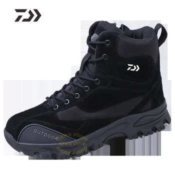2021 Daiwa Риболовна Мъжки обувки Градинска Блатни водна обувки Планински обувки Водоустойчив Риболовна обувки за зимен алпинизъм Топло