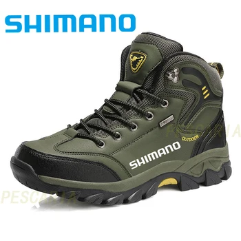 Shimano Спортни обувки за риболов в открито против хлъзгане за катерене обувки Спортни дишаща Водоустойчива Риболовна дрехи Мъжки обувки