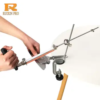 RUIXIN Pro Въртящ се Нож На 360 Градуса Многофункционален Нож С Фиксиран Ъгъл на Заточване Воденичен Камък Диамант Воденичен Камък Набор от Системи за