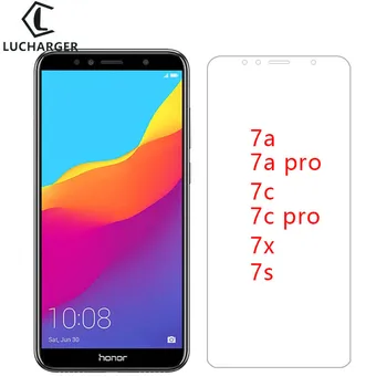 Стъкло за честта 7a pro 7c 7x 7s Закалено Стъкло за Huawei Honor7a Honor7c Honor7x Honor7s 7 a x c s Защитно фолио за екрана