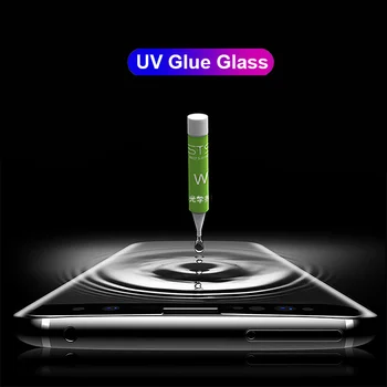 UV Течност Пълен Лепило Матирано Закалено Стъкло за Xiaomi Mi 11 10 Ultra Pro Забележка 10 Pro 10pro Lite Матово Защитно фолио за екрана