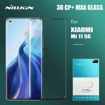 Nillkin за Xiaomi Mi 11 5G Стъкло CP+ Max 3D Пълно Покритие от Закалено Стъкло Защита на екрана от надраскване за Xiaomi Mi11 Mi 11 5G