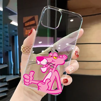Калъф за телефон Розовата пантера за Samsung Galaxy Note 4 8 9 10 20 S8 S9 S10 S10E S20 Plus UITRA ултра прозрачен силиконов калъф