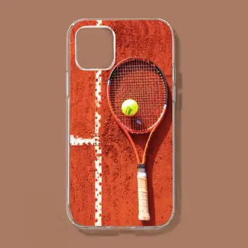 Калъф за мобилен телефон с принтом по тенис за iPhone 11 12 13 mini pro XS MAX 8 7 6 6S Plus X 5S SE 2020 XR калъф