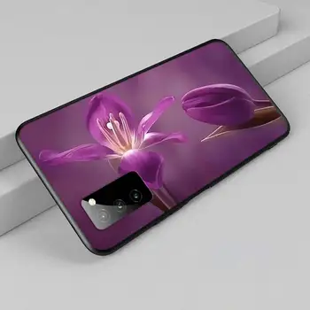 Силиконовата Черна капачка на Лалета Цвете Пролет за Huawei Honor 9А 9В 9S 9X Lite 10 10i 20 V20 20 S 30 Pro Lite Калъф за вашия телефон