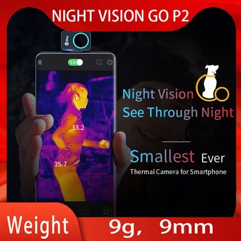 InfiRay Официално Нощно Виждане Go P2 Тепловизор с Инфрачервена Камера за Нощно Виждане за Телефони Интерфейс Android Type C