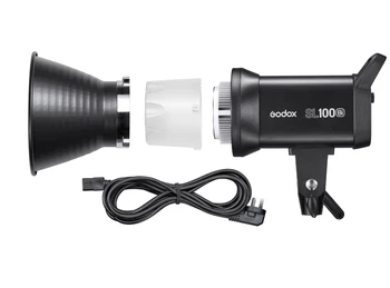 Godox SL100Bi два цвята 2800-6500 ДО SL100D 5600 ДО LED Студиен видеосвет 100 Вата на Външно Заснемане Снимането Осветление Определяне на Боуен