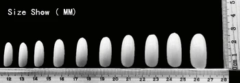 Съвети за изкуство на ноктите Натурален Бял Кръг Края на Овални Режийни Ноктите на Дълги Френски Режийни Ноктите Съвети Салон UV-Гел, Маникюр, Определени Красота