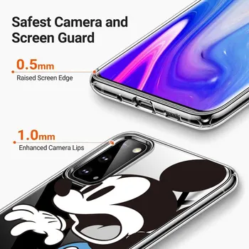 2021 Disney Minnie При Мики за Samsung Galaxy S20 S21 FE Ultra S10 S10E Lite S8 S9 S7 Edge Plus Калъф Силиконов калъф за телефон