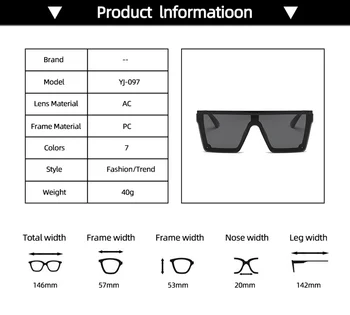 2020 Квадратни Слънчеви очила с големи рамки За жени Луксозни Маркови дизайнерски големи очила Реколта градиентные лещи Oculos Feminino UV400