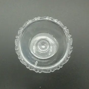 1 бр./лот kawai кръгла чаша за сладолед PVC имитация на Пластмаса стъкло 42 мм Изкуствени чаши за парфе Миниатюрна Храна Декор Част от A012-26