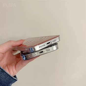 Луксозен калъф с шарките на Зебра животни за iPhone 12 13 11 Pro Max 7 8 Plus X XR 11 Pro XS Max Сладки Защитни капаци Противоударные седалките